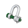 G-4133 Green Pin Dee Shackles Product Render 2